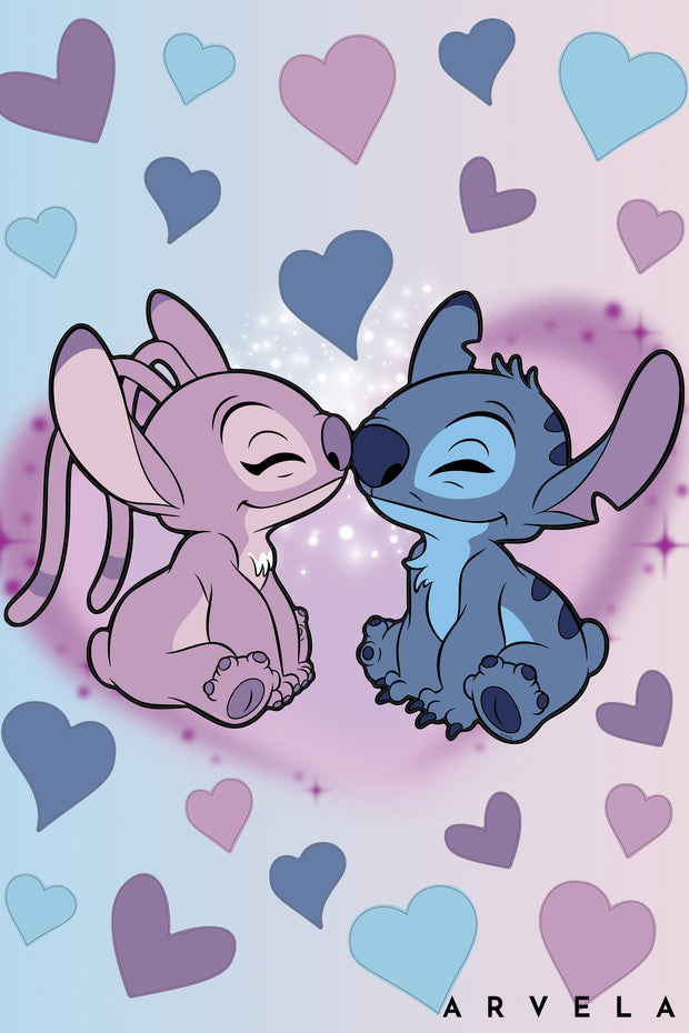 Sevimli Çift Stitch & Angel Mini Lego Seti 🥰