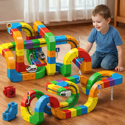 TOYZZERY Manyetik Tren Seti