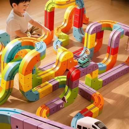 TOYZZERY Manyetik Tren Seti