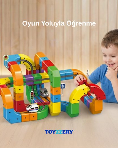 TOYZZERY Manyetik Tren Seti